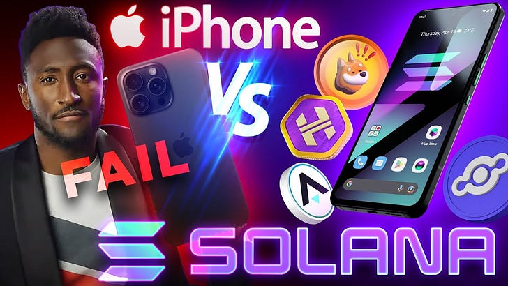 IPhone Vs Solana Saga By PBN3 Paul Barron Network