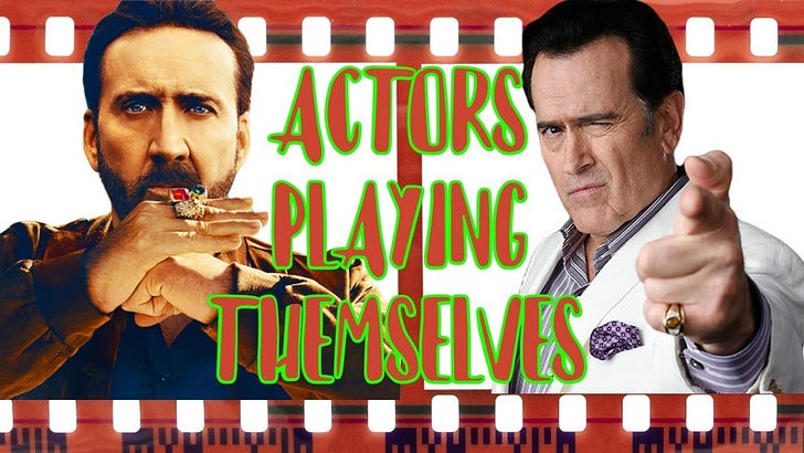 When Stars Play Themselves Nicolas Cage Vs Bruce Campbell