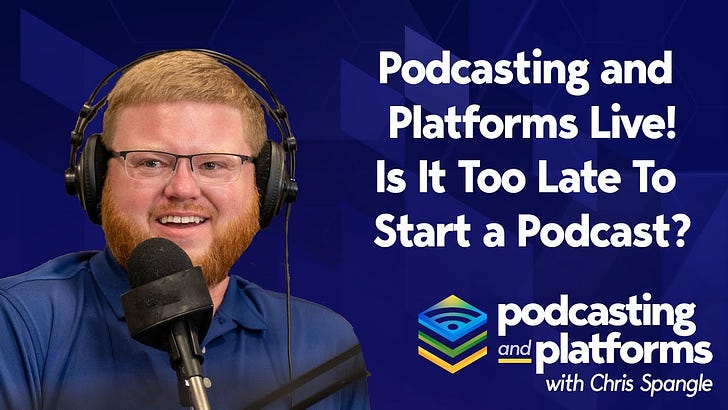 Podcasting Q&A: Is It Too Late To Start a Podcast? How Do I Find a Cohost? How Do I Get More Polished? episode artwork