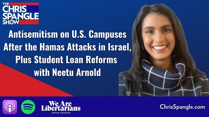 Antisemitism on U.S. Campuses After the Hamas Attacks in Israel, Plus Student Loan Reforms with Neetu Arnold episode artwork