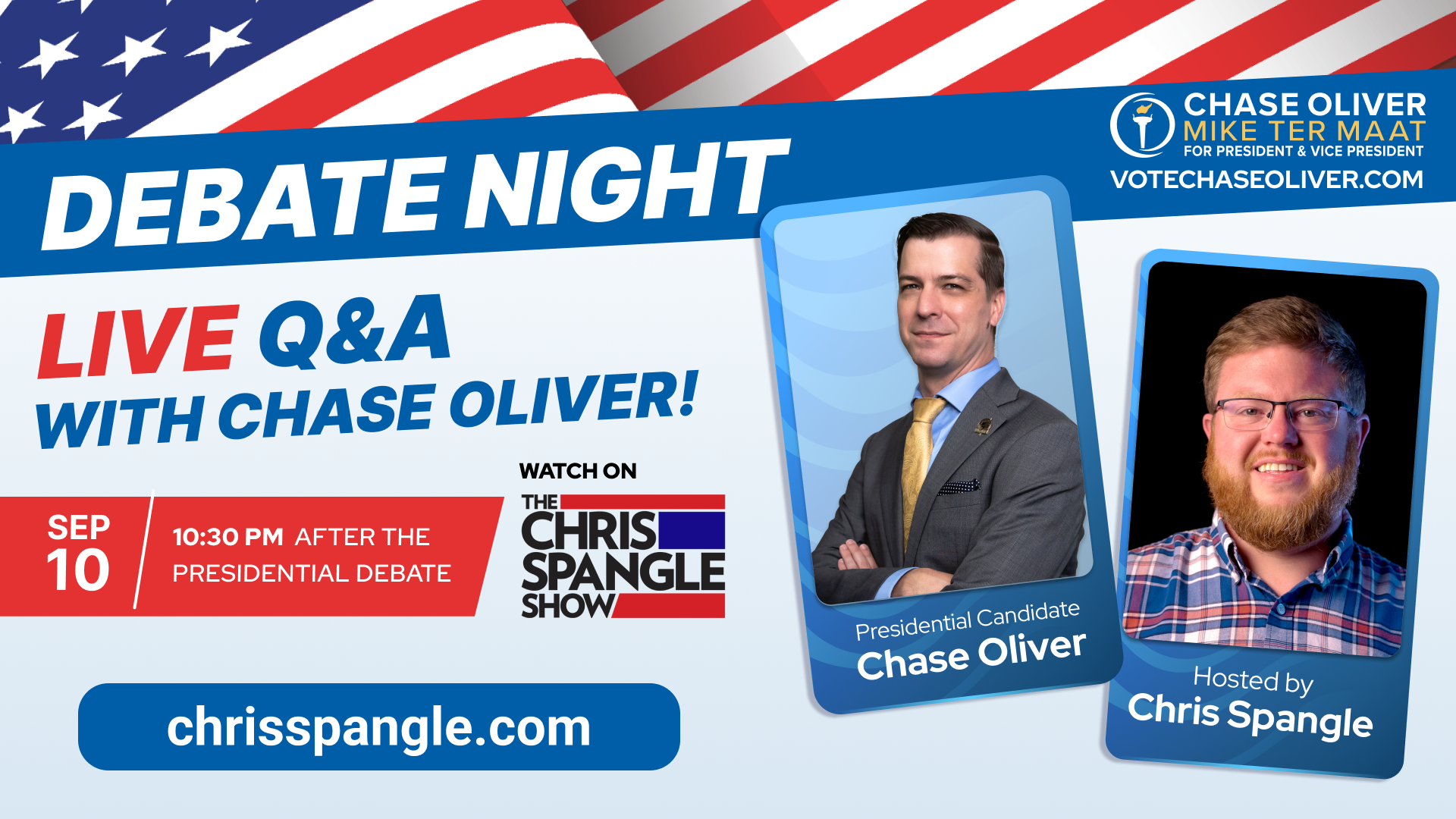 Listen: LP Presidential Candidate Chase Oliver's Response to the Trump and Harris Debate episode artwork