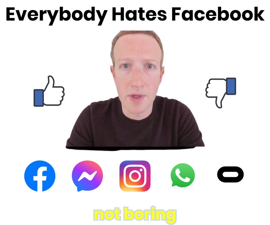 Everybody Hates Facebook