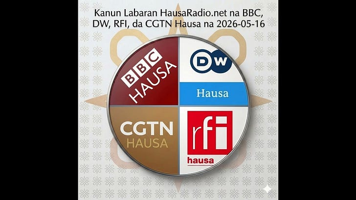 Kanun Labaran BBC, DW, RFI, da CRI/CGTN Hausa na Asabar 2026-05-16 episode artwork