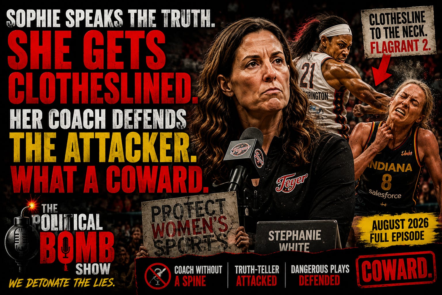 Sophie Gets Clotheslined, Her Coach Defends the Attacker episode artwork