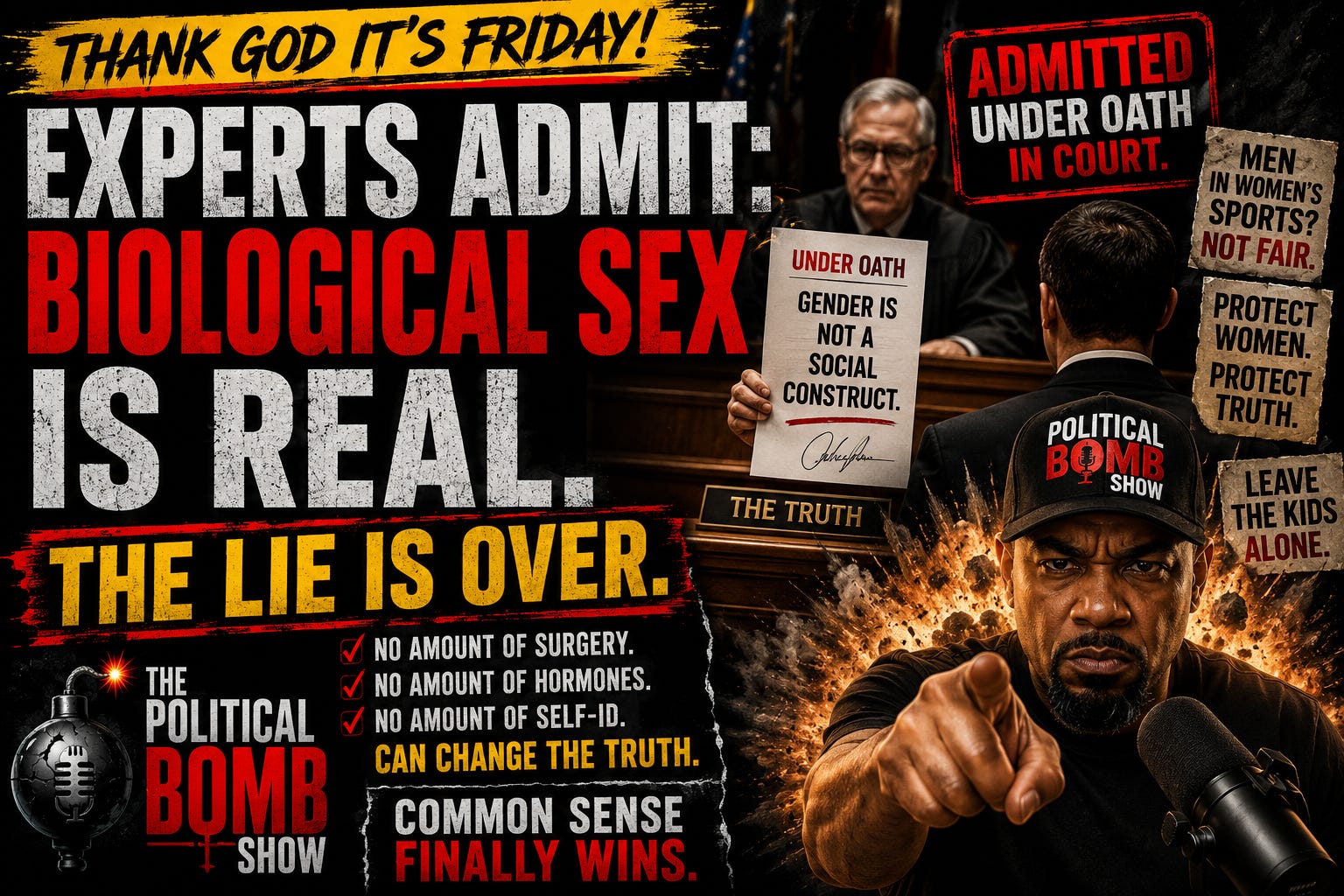 Experts Admit Biological Sex Is Real | The Lie Is Over episode artwork