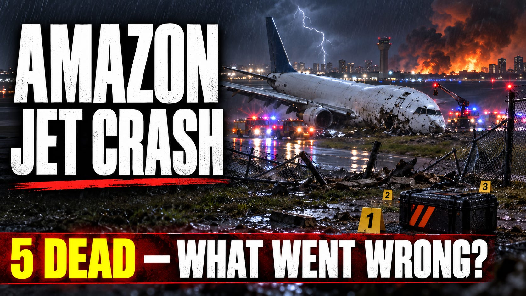 Amazon Cargo Jet Overruns Miami Runway: Five Dead, What Went Wrong? episode artwork