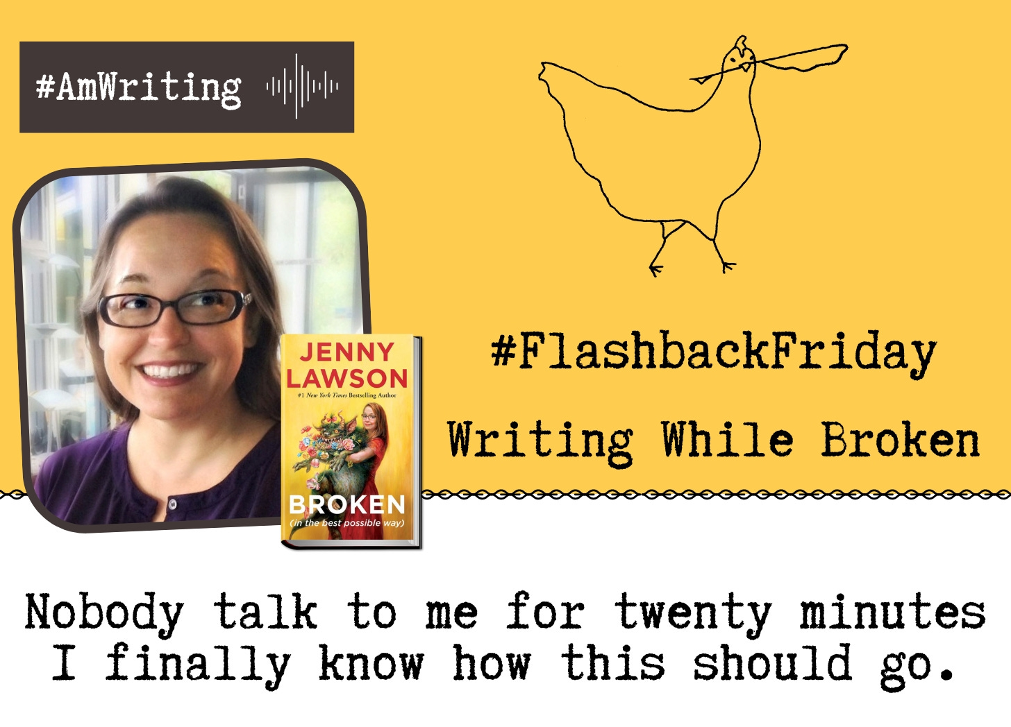 Flashback Friday: Writing While #Broken episode artwork