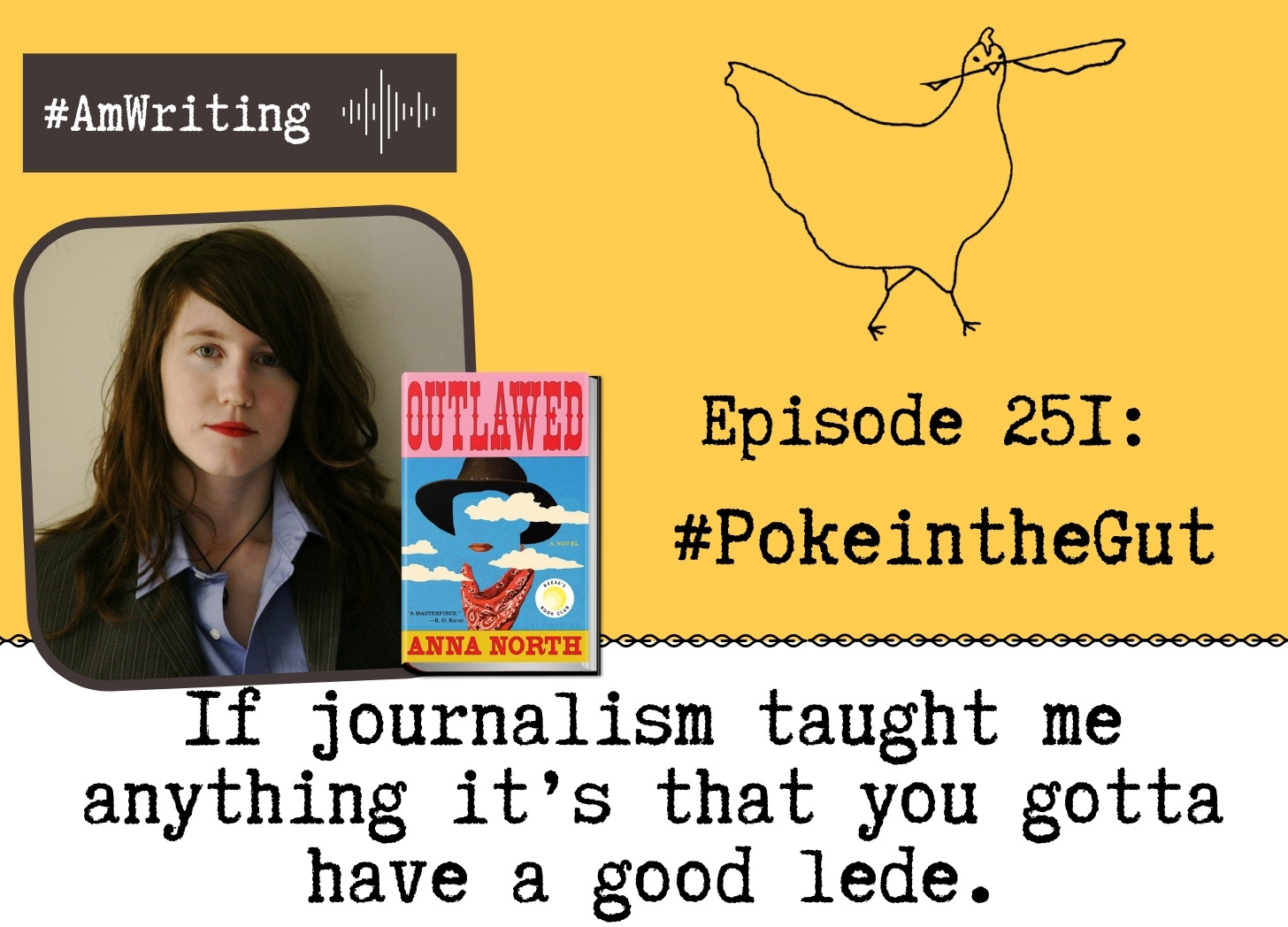 Episode 251 How to give your fun read a solid, poke-in-the-gut point with Anna North