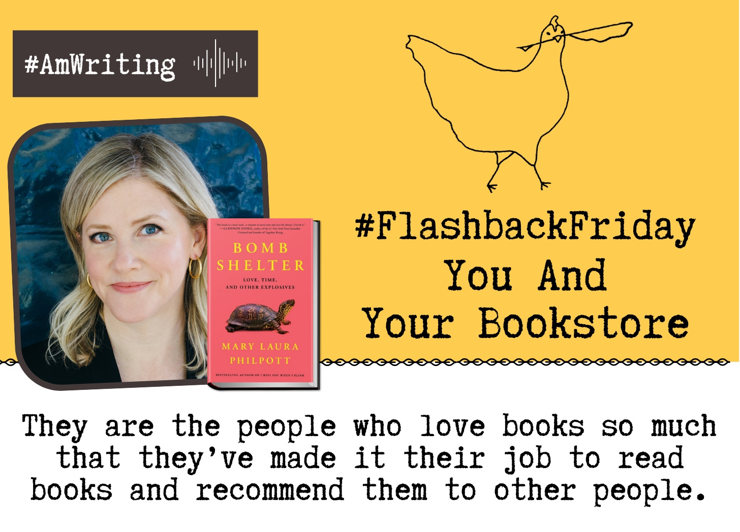 Flashback Friday -- Episode 71: Building relationships with booksellers with Mary Laura Philpott