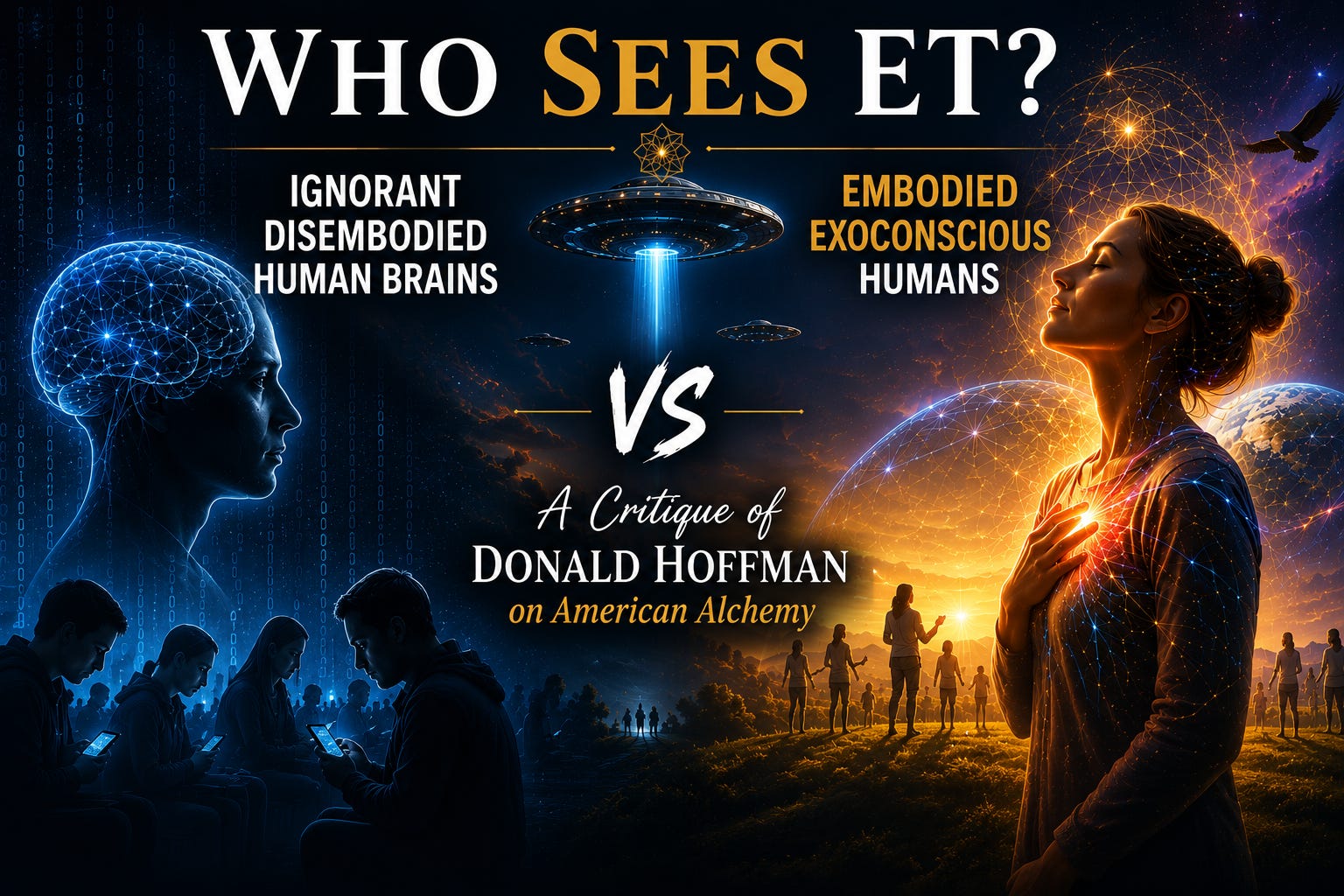 Who Sees ET? Ignorant Disembodied VS Embodied Exoconscious Humans  episode artwork