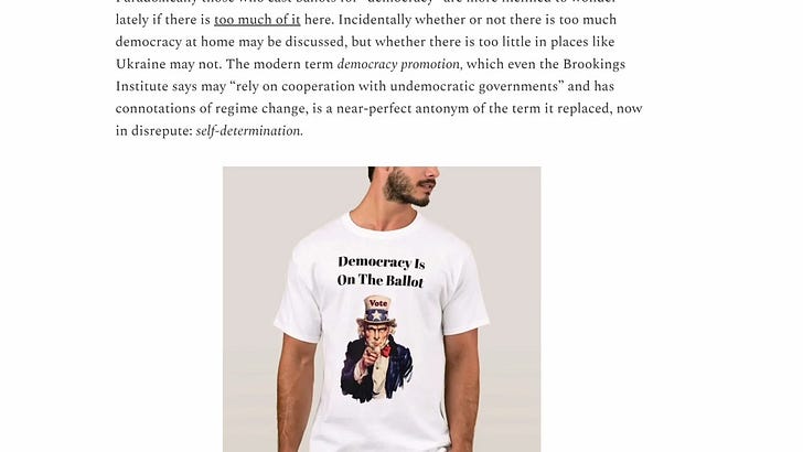 Listen to This Article - Tracking Orwellian Change: "Democracy"