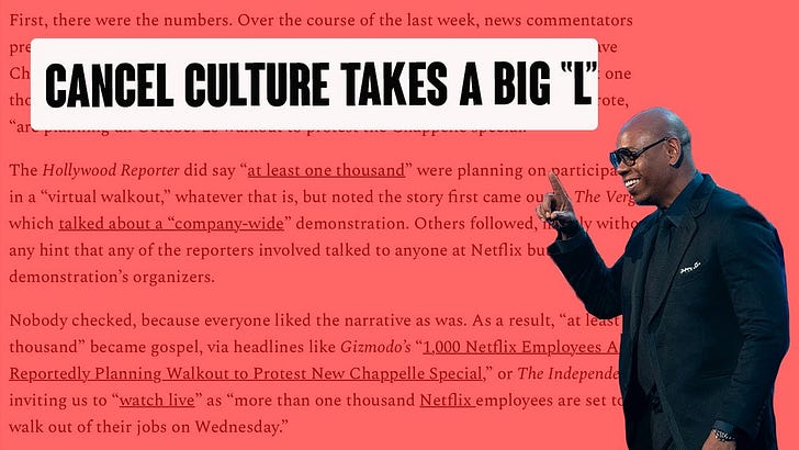 Cover image for Listen to This Article: Cancel Culture Takes a Big "L"