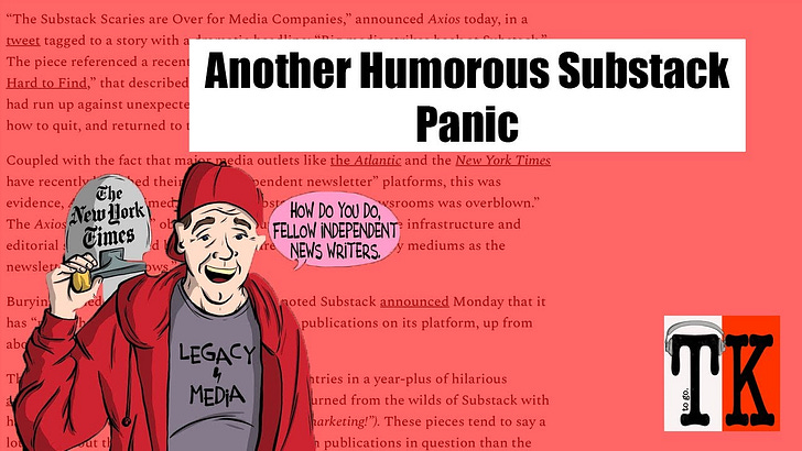 Cover image for Listen to This Article: Another Humorous Substack Panic 