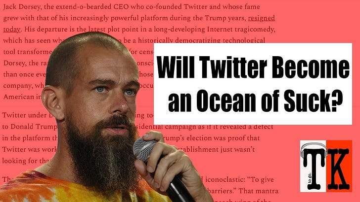Cover image for Listen to This Article: Will Twitter Become an Ocean of Suck?