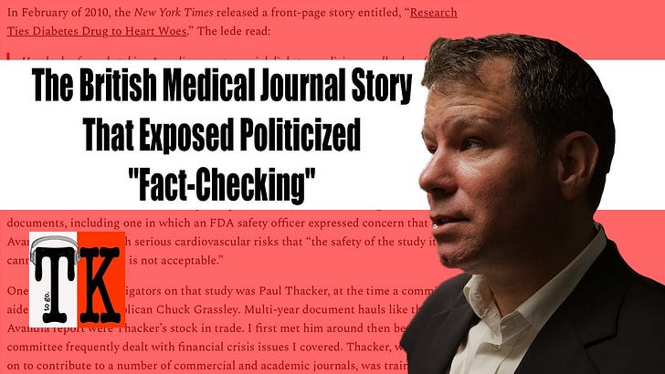 Listen to This Article: The British Medical Journal Story That Exposed Politicized "Fact-Checking"