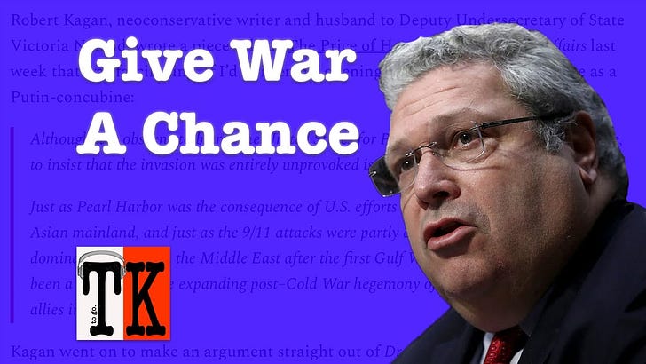 Listen to This Article: Give War A Chance