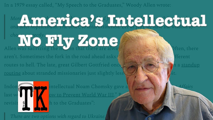 Listen to This Article: America's Intellectual No-Fly Zone