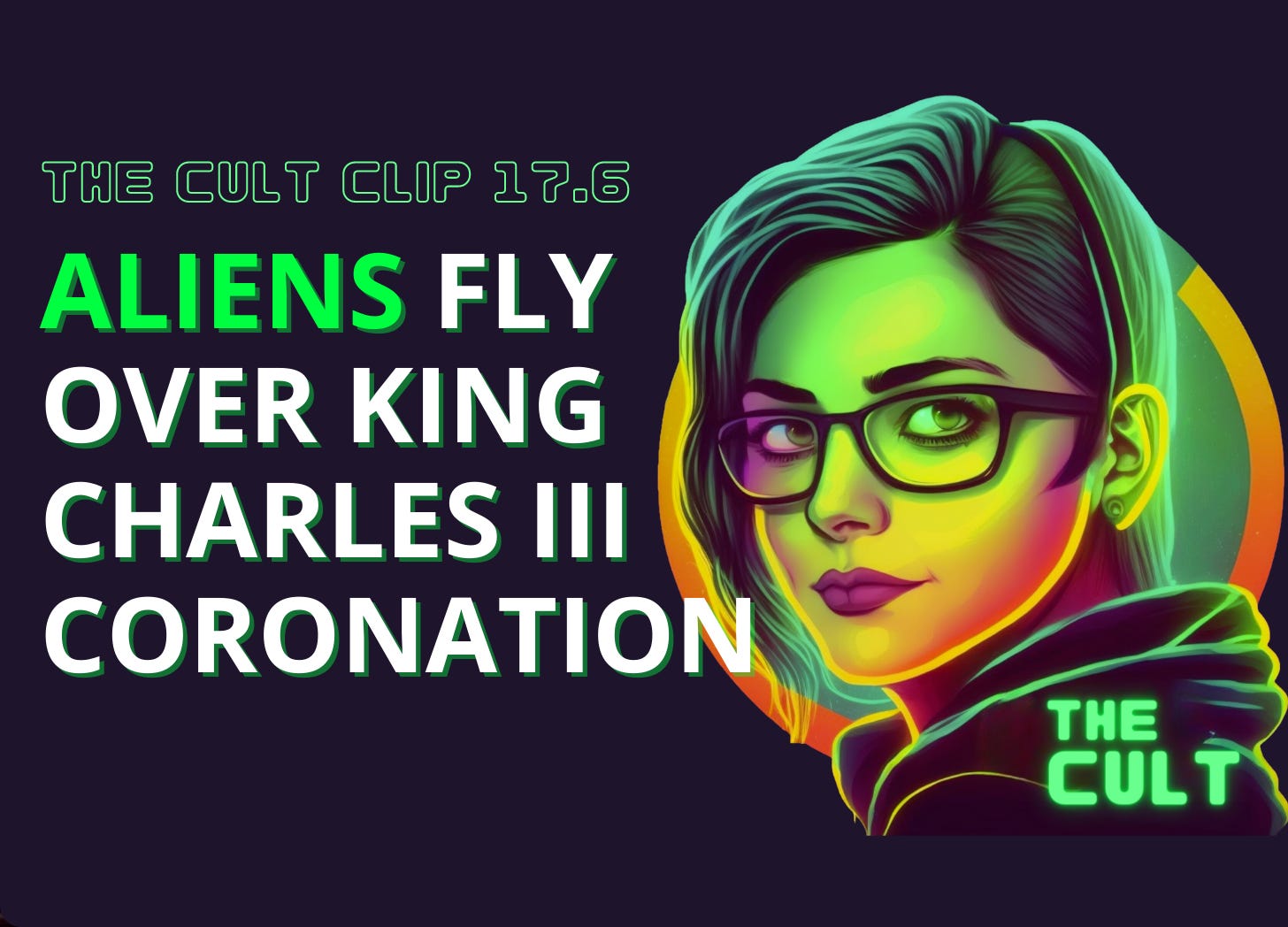 Aliens fly over King Charles III Coronation