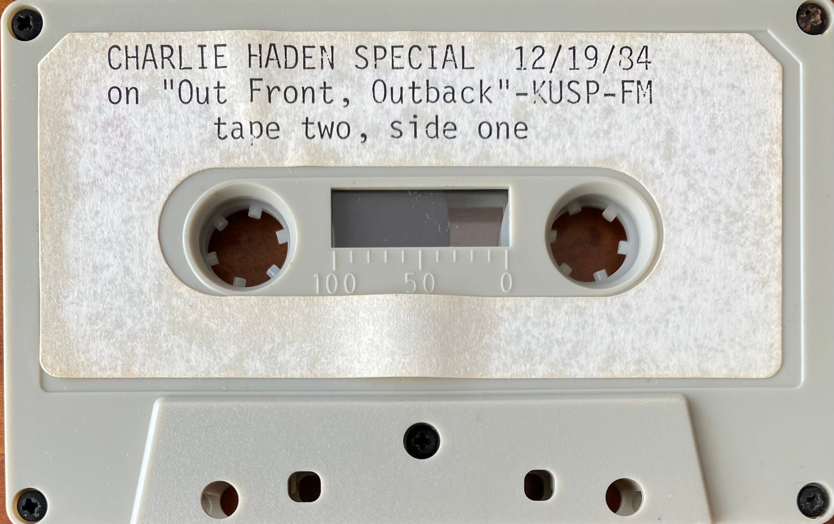 Charlie Haden Special / Cassette Two Side One episode artwork