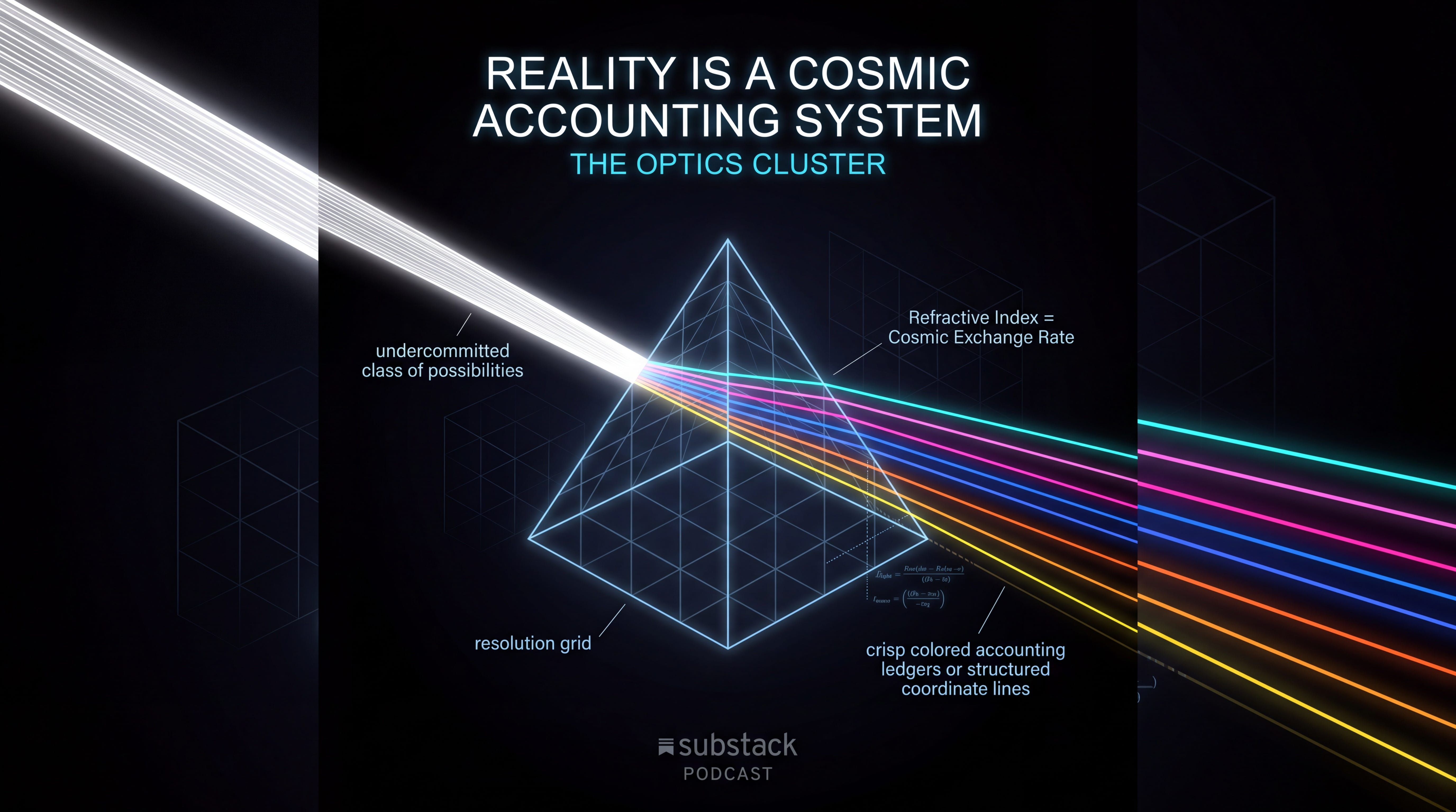 Reality is a cosmic accounting system episode artwork