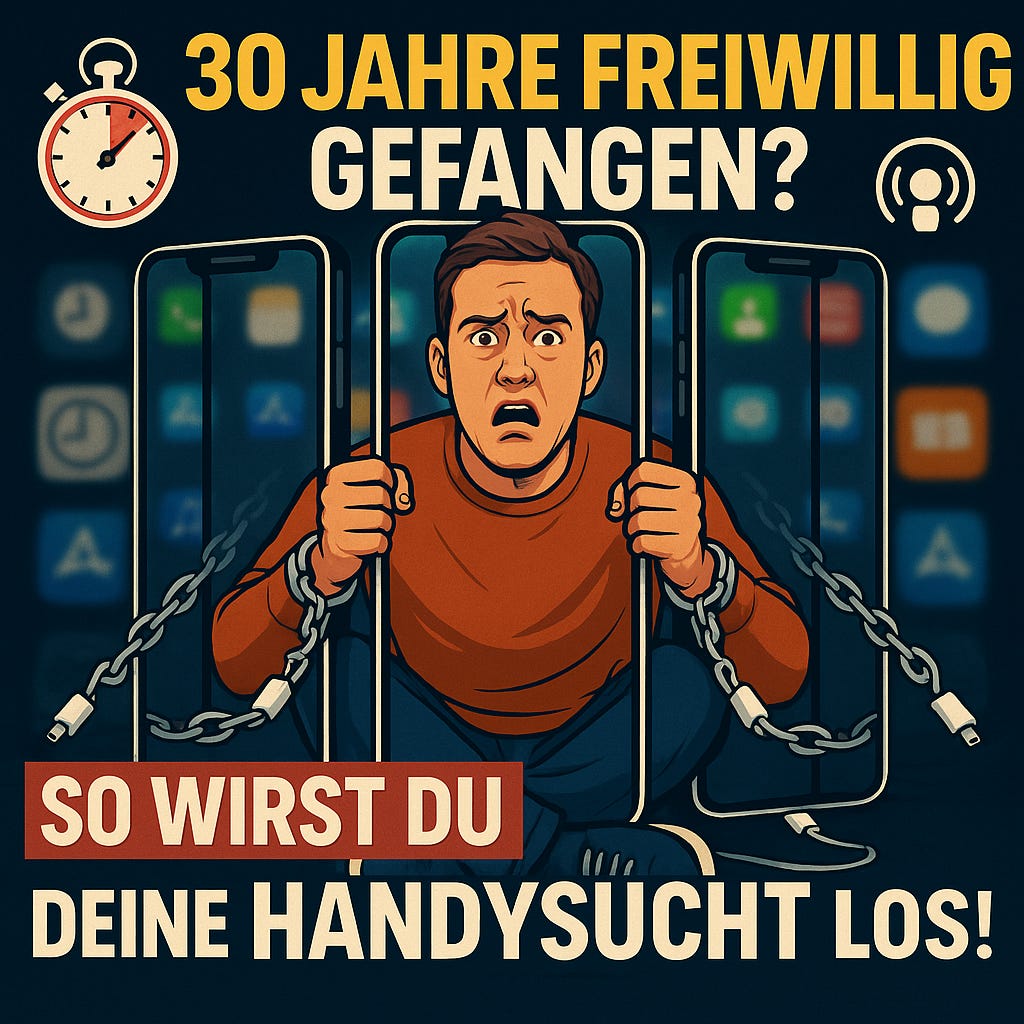 30!!! Jahre freiwillig ins Gefängnis?? // So wirst du deine Handysucht los! #116