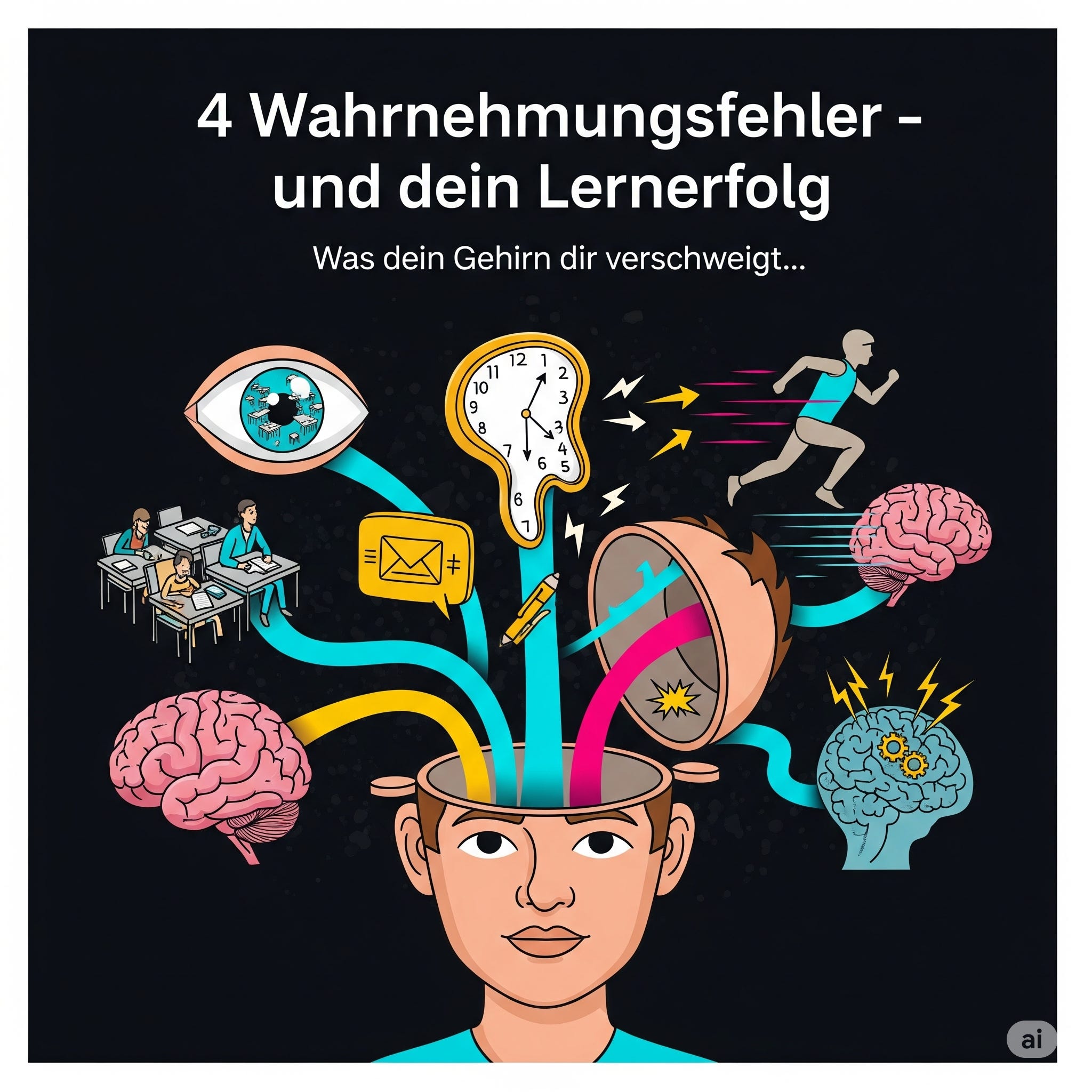 4 Wahrnehmungsfehler - und was das für deinen LERNERFOLG bedeutet #123 episode artwork