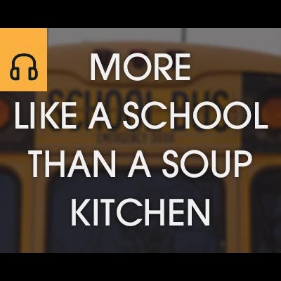 More Like a School Than a Soup Kitchen episode artwork