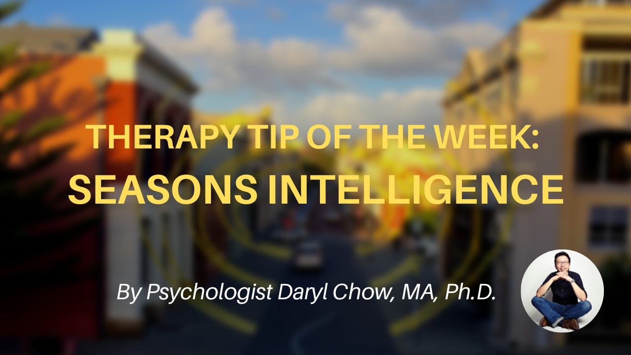 #14. Therapy Tip of the Week: Seasons Intelligence