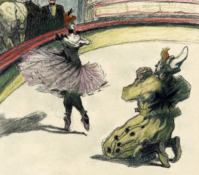 Henri de Toulouse-Lautrec goes to the Circus Henri de Toulouse-Lautrec goes to the Circus