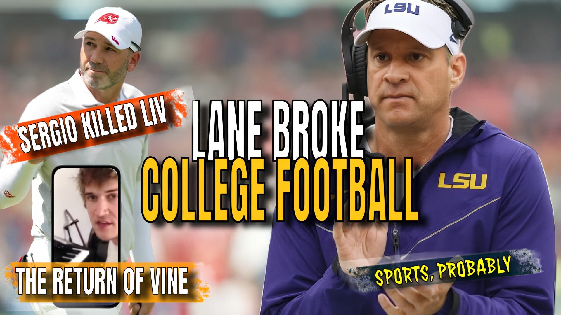 Did Lane Kiffin Break College Football?! (Plus the Return of Vine & Sergio Garcia Killed LIV Golf)
