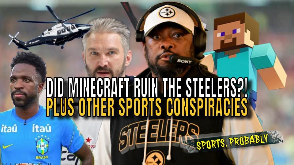 Did Minecraft Ruin the Steelers?! (Plus NFL Ref Chaos, LeBron’s Helicopter & White Sox Fever)