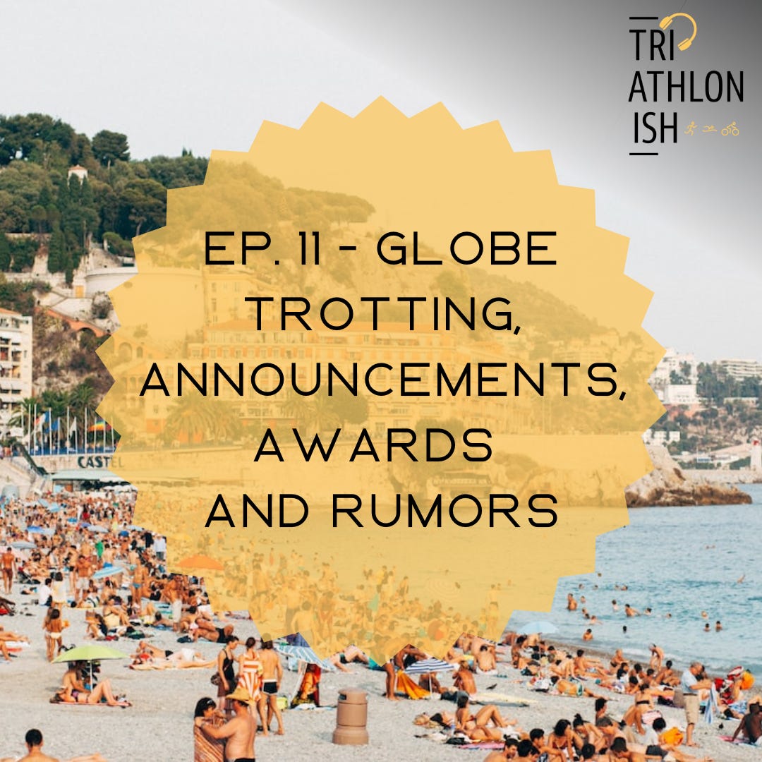 Episode 11: Globe-trotting, announcements, awards, and rumors