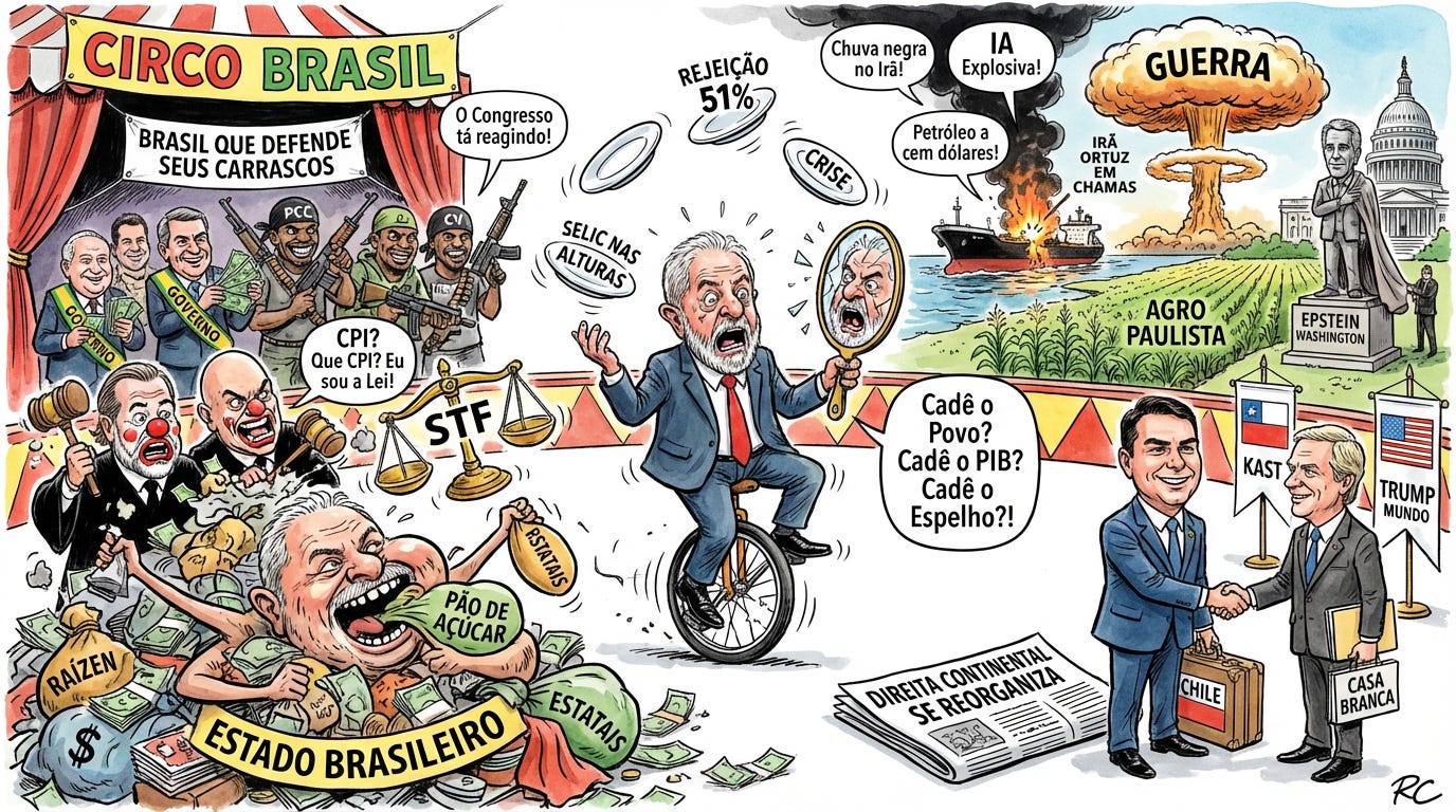 RÁDIO CAFÉ #536 - Flávio e Lula empatam; Raizen quebrada; CPI do Master: Toffoli se declara suspeito