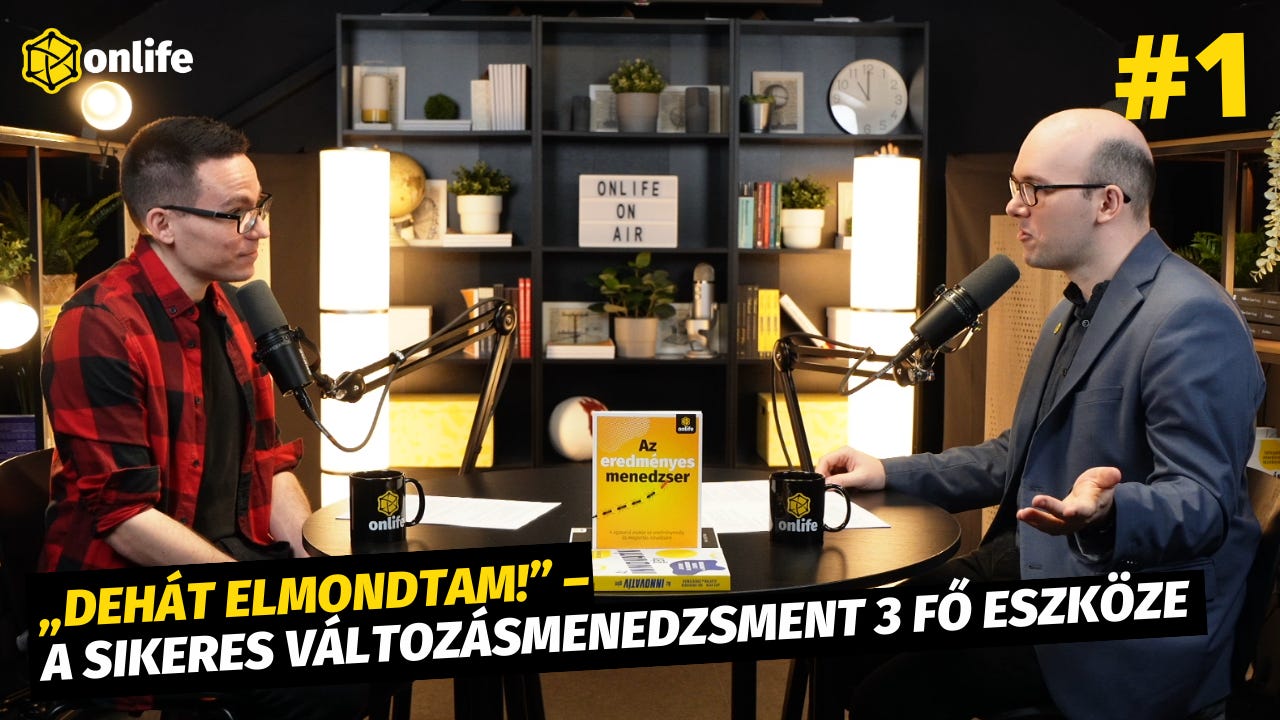 „Dehát elmondtam!” – A sikeres változásmenedzsment 3 fő eszköze (1. rész) (#132) episode artwork