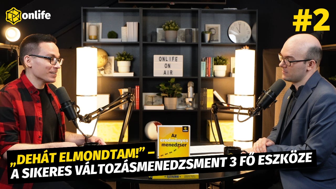„Dehát elmondtam!” – A sikeres változásmenedzsment 3 fő eszköze (2. rész) (#133) episode artwork