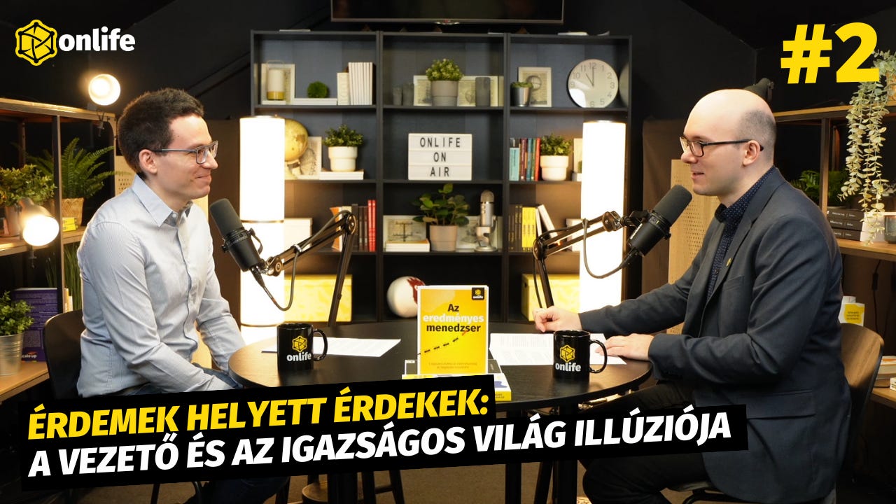 Érdemek helyett érdekek: a vezető és az igazságos világ illúziója (2. rész) (#135) episode artwork