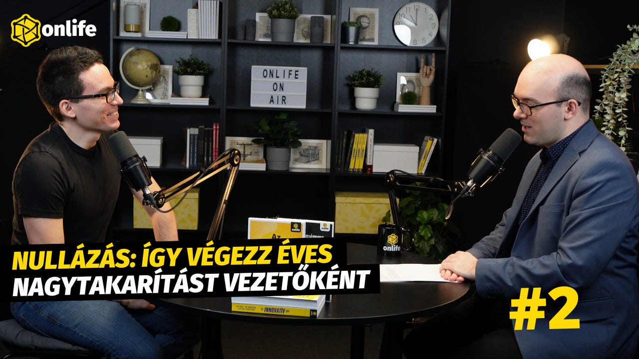 Nullázás: így végezz éves nagytakarítást vezetőként (nem csak januárban)! (2. rész) (#120) episode artwork