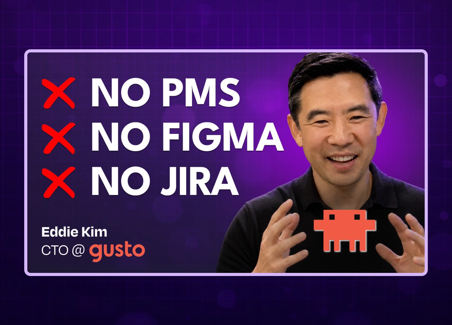 No Figma. No Jira. No docs. How Gusto built a new product line with Claude Code | Eddie Kim (CTO) Episode cover