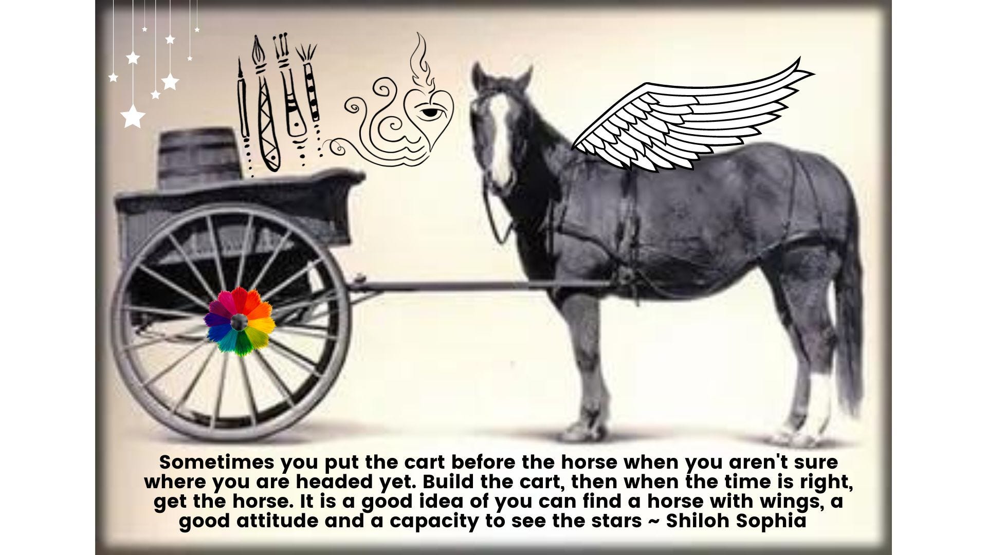 How we became known as 'Cart before horse' people