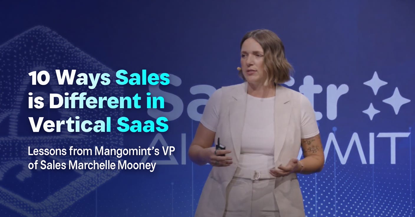 10 Ways Sales is Different in Vertical SaaS with Mangomint’s VP of Sales Marchelle Mooney