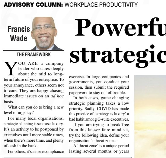 The Power of Pre-emptive Strategic Planning The Power of Pre-emptive Strategic Planning