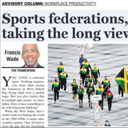 Strategy for Jamaican Sports Federations Strategy for Jamaican Sports Federations