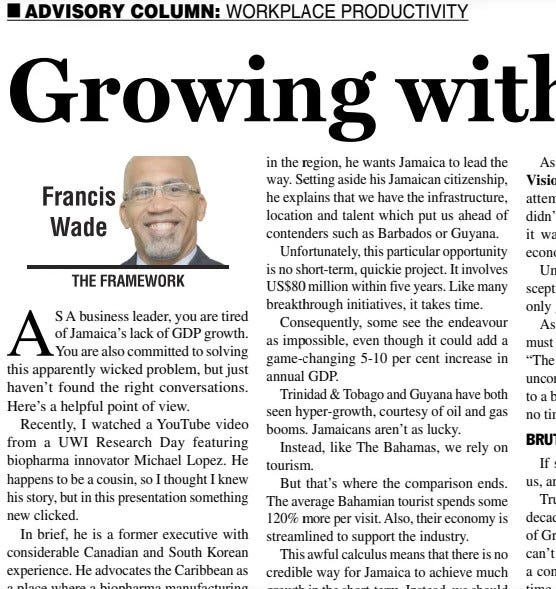 Growing the Economy with a Grand Strategy: Four Unavoidable Truths