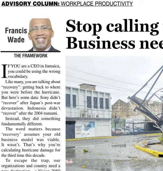 Stop Calling It Recovery: Why Your Business Needs a Different Word