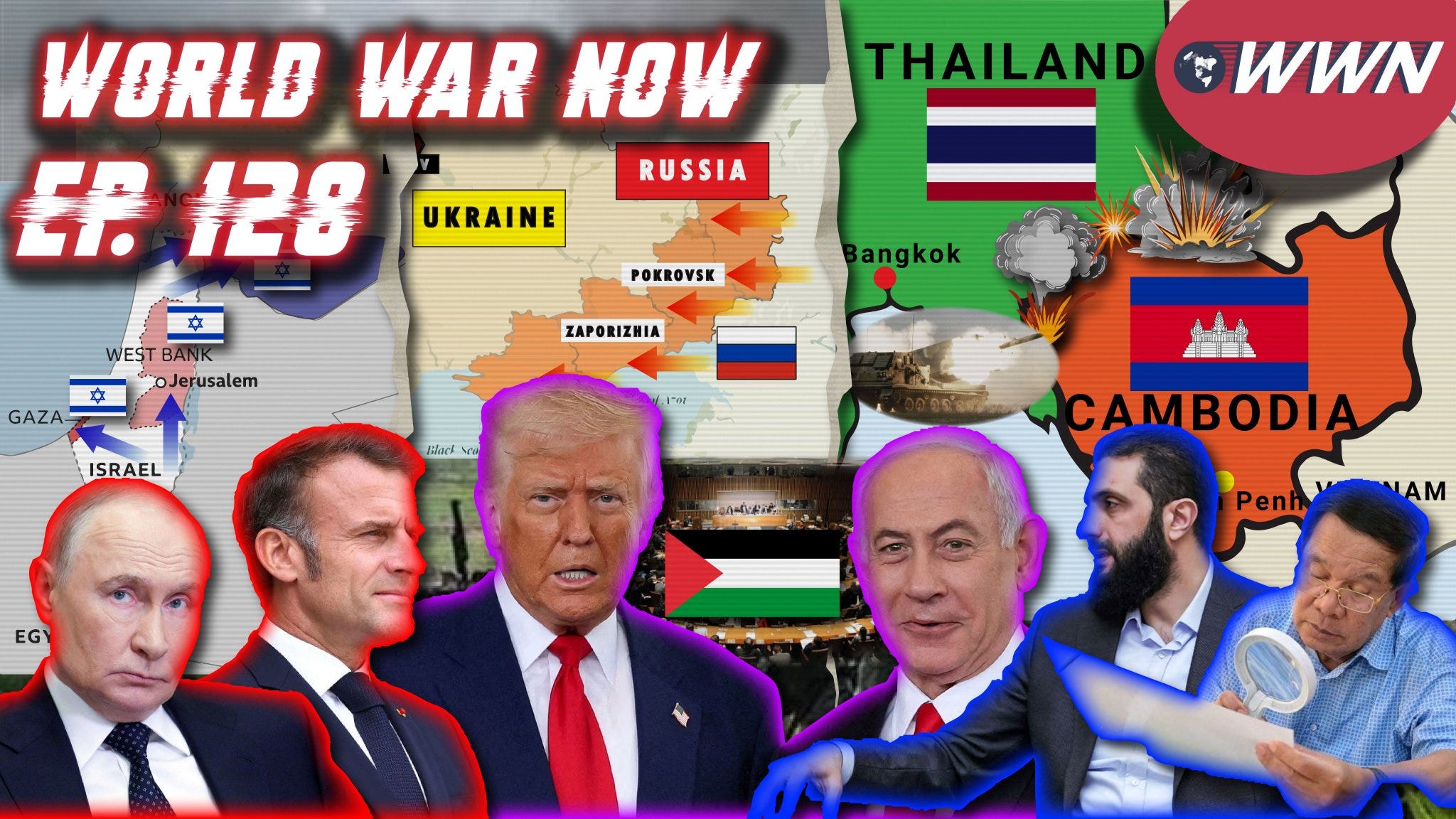 GAZA GENOCIDE, Thai/Cambodia WAR, Major Russian Advances, Syria/Iran Wars, & MORE! WWN Ep. 128