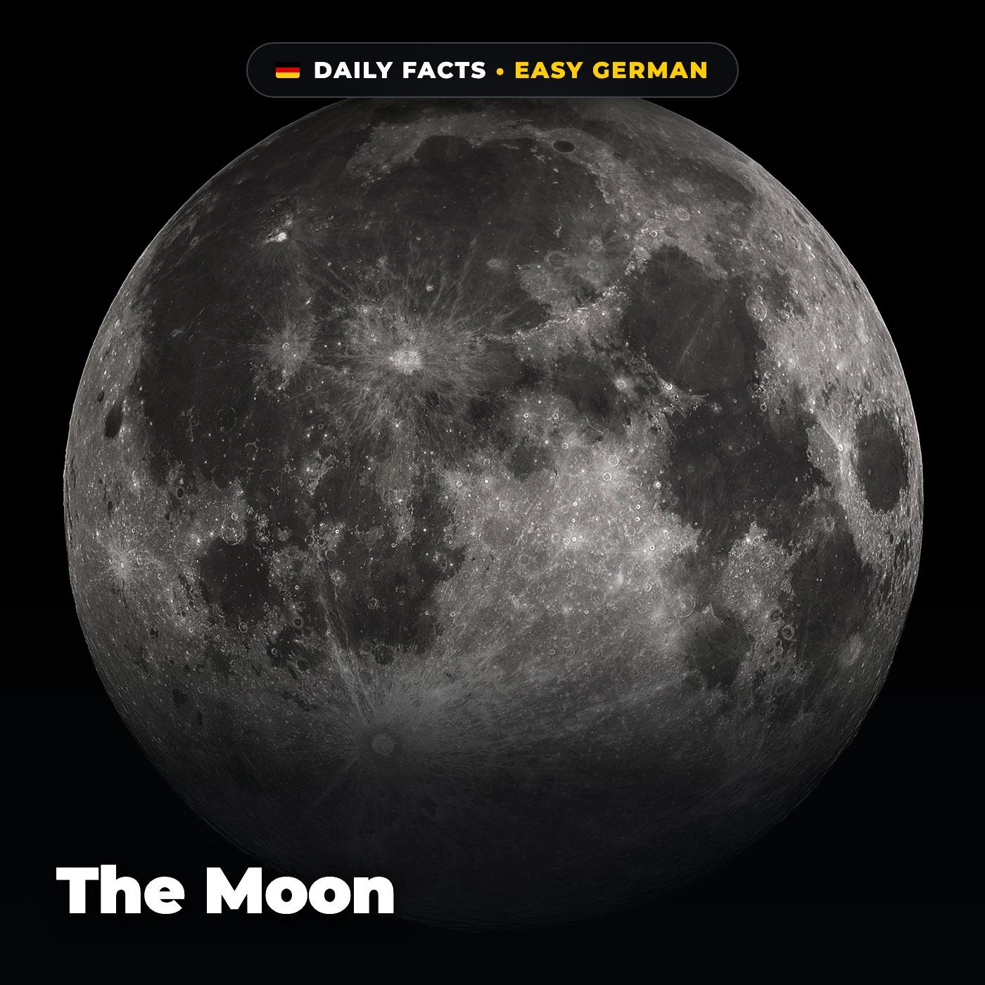 The Moon in Easy German
