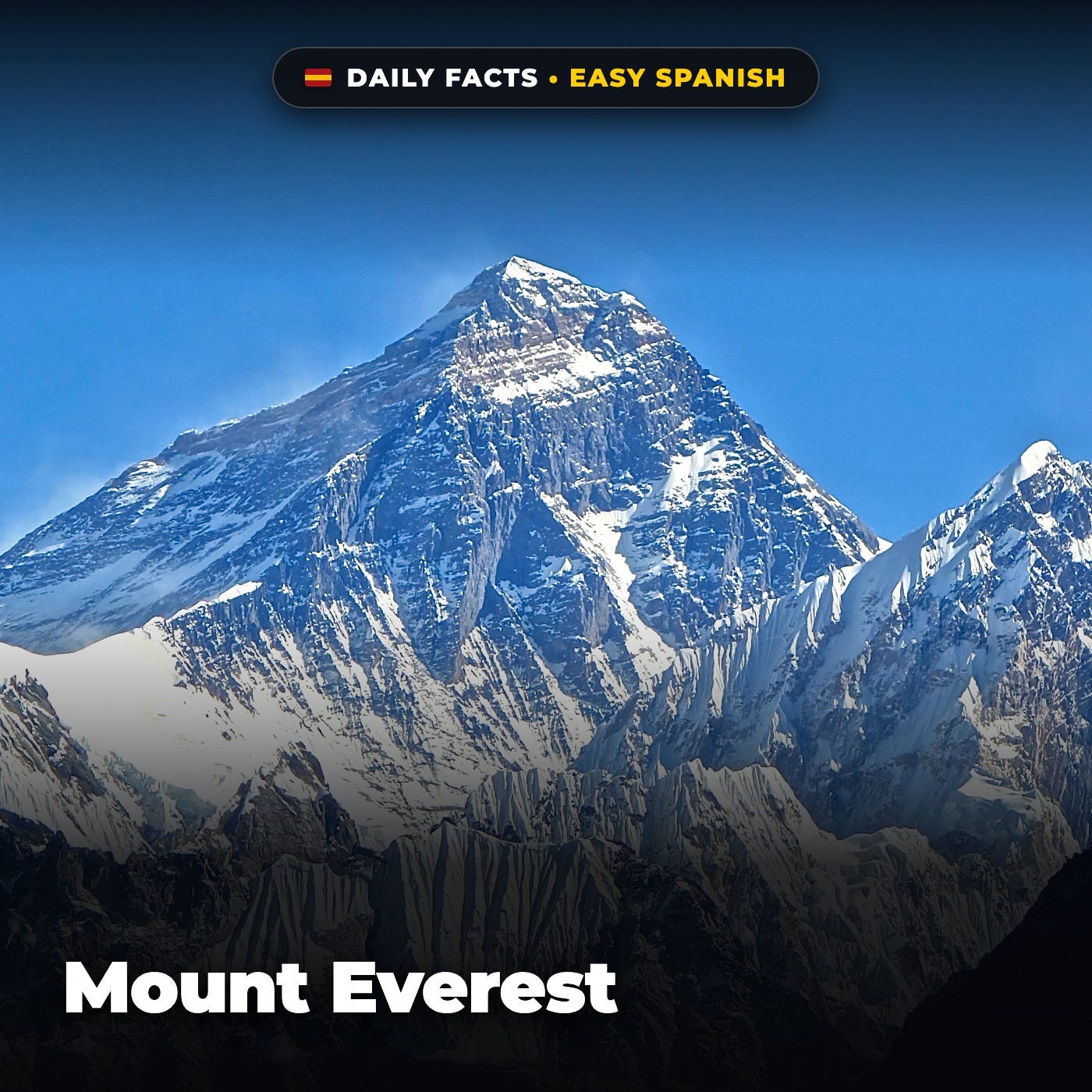 Mount Everest in Easy Spanish episode artwork