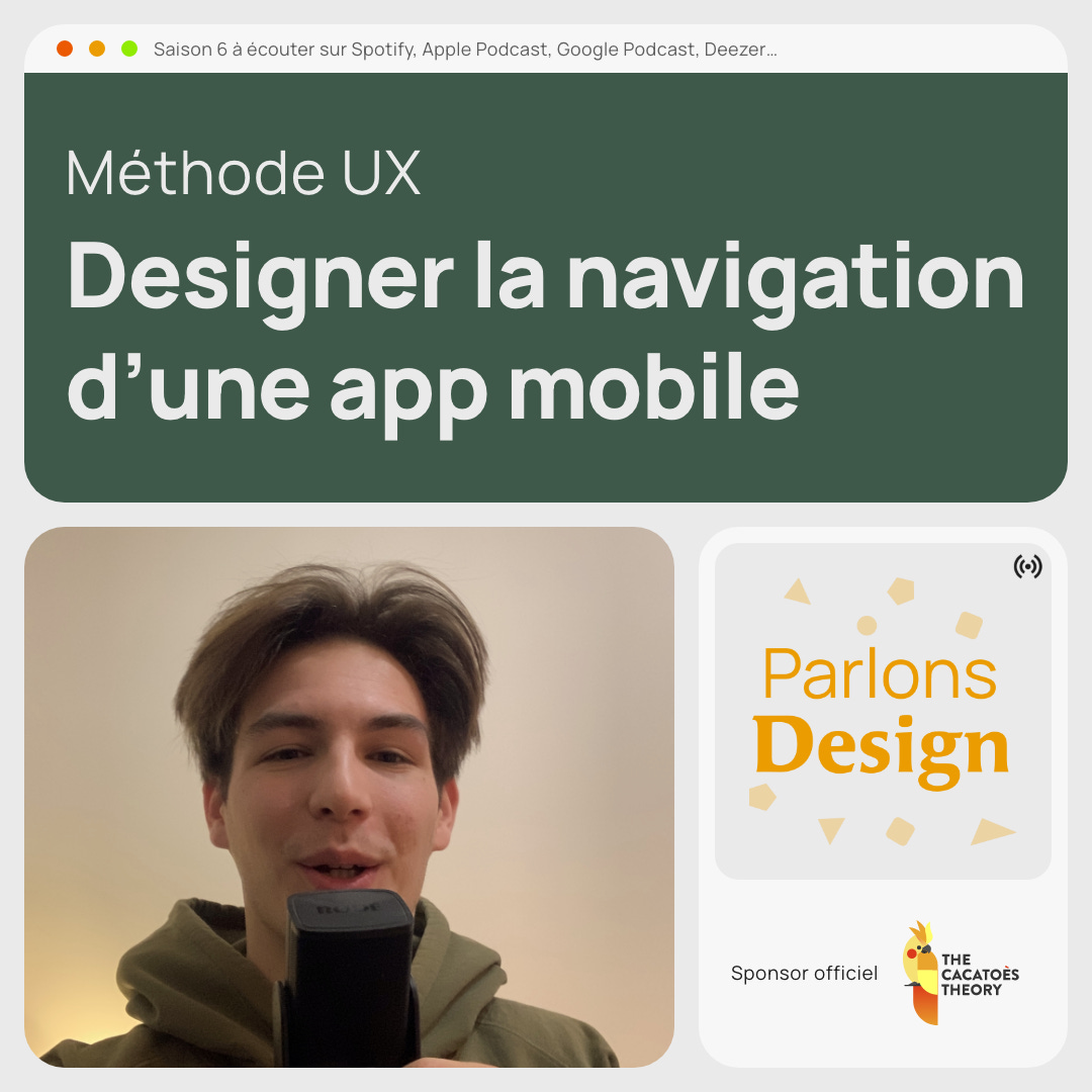 #267 Designer la navigation d'une app mobile : Méthode UX