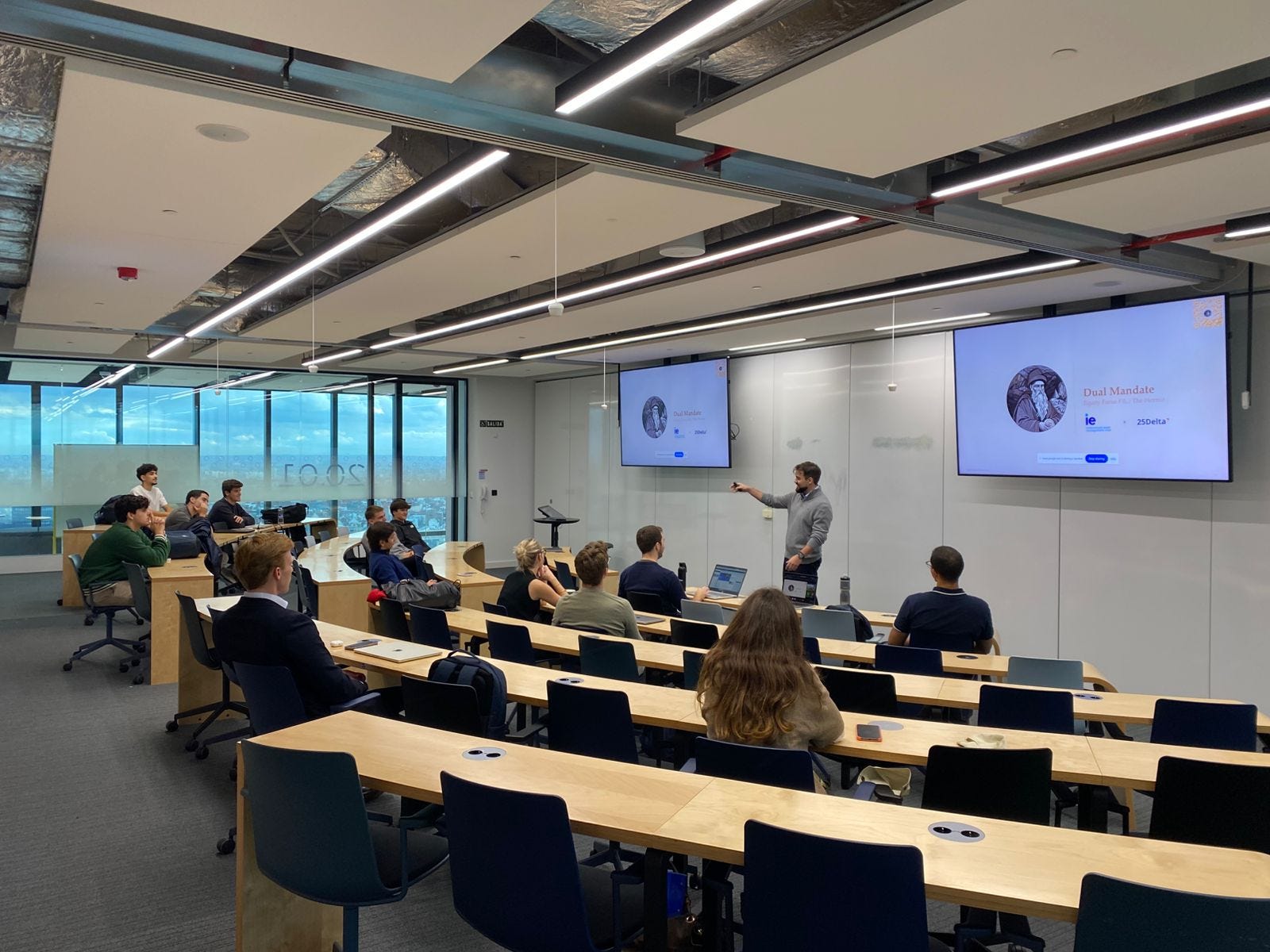 Guest Lecture at IE Tower, Madrid