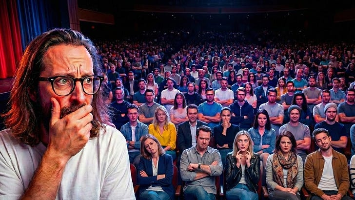 I embarrassed myself in front of 3,500 people